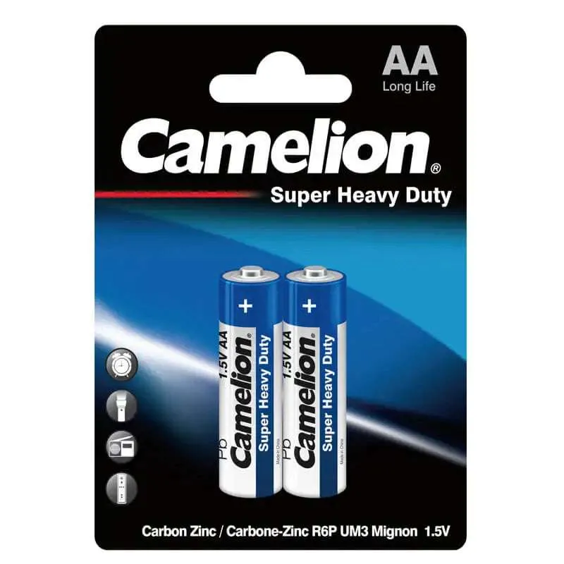 Camelion Super Heavy Duty Batteries – Aa2
