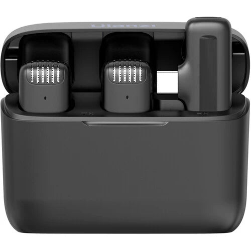 Ulanzi J12 2-Person Wireless Microphone System With Usb-C Connector For Mobile Devices