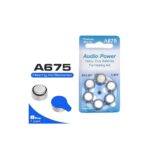 Audio Power Hearing Aid Batteries Size 675