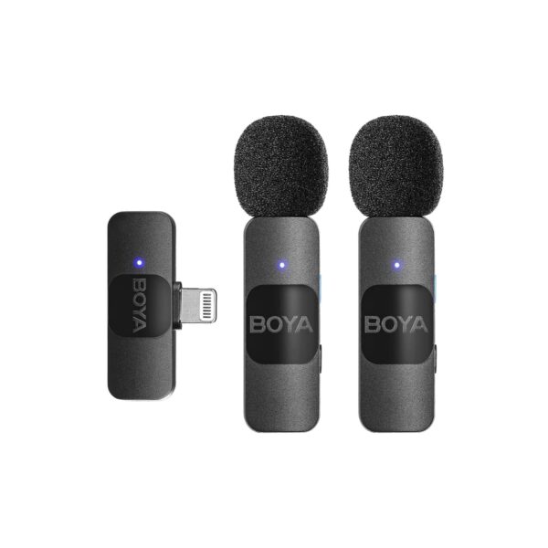 BOYA V2 Wireless Microphone for iOS Devices Double