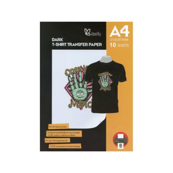 BUTTERFLY A4 175GM TSHIRT DARK SHEET