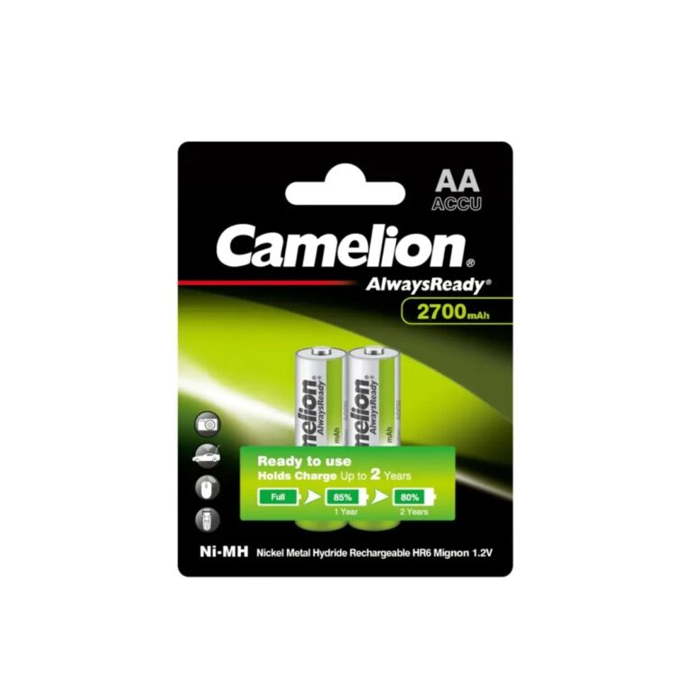 Camelion AA2 2700 mAh rechargeable Batteries