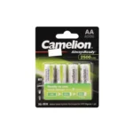 Camelion AA4 2500 mAh rechargeable Batteries - Image 2