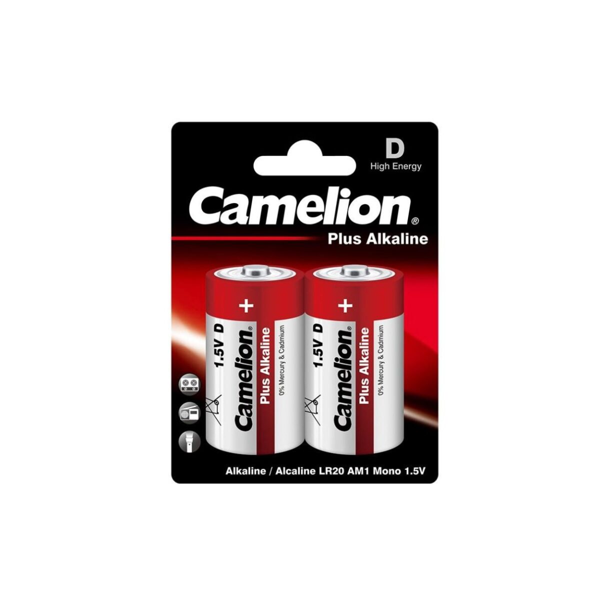 Camelion alkaline batteries D size