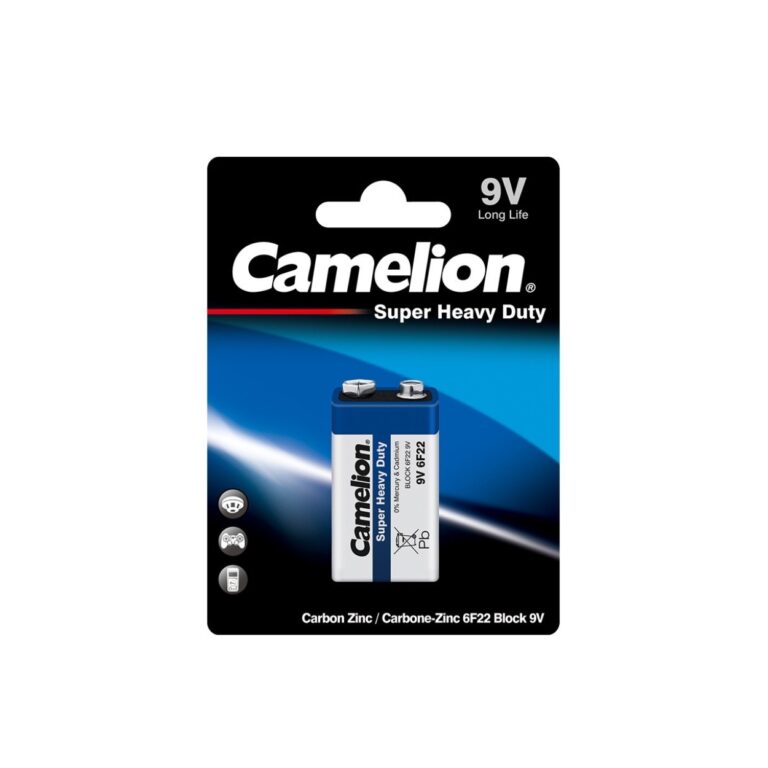 Camelion super heavy duty batteries 9V (1 batteries)