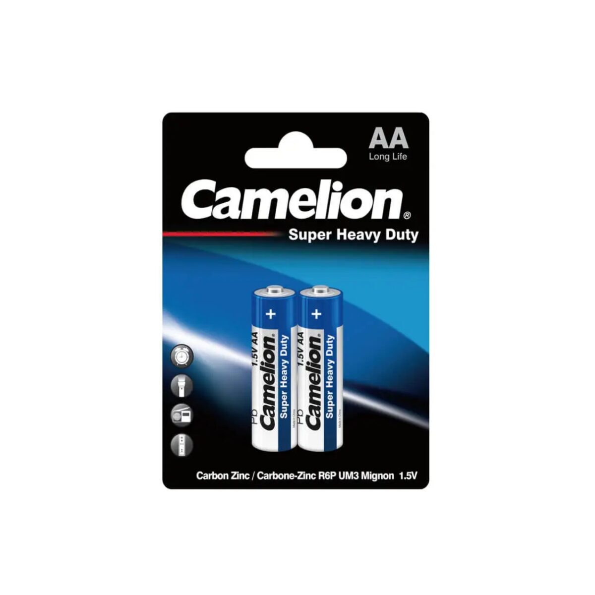 Camelion super heavy duty batteries AA2