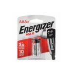 Energizer Max Alkaline Battery AAA2 1.5v