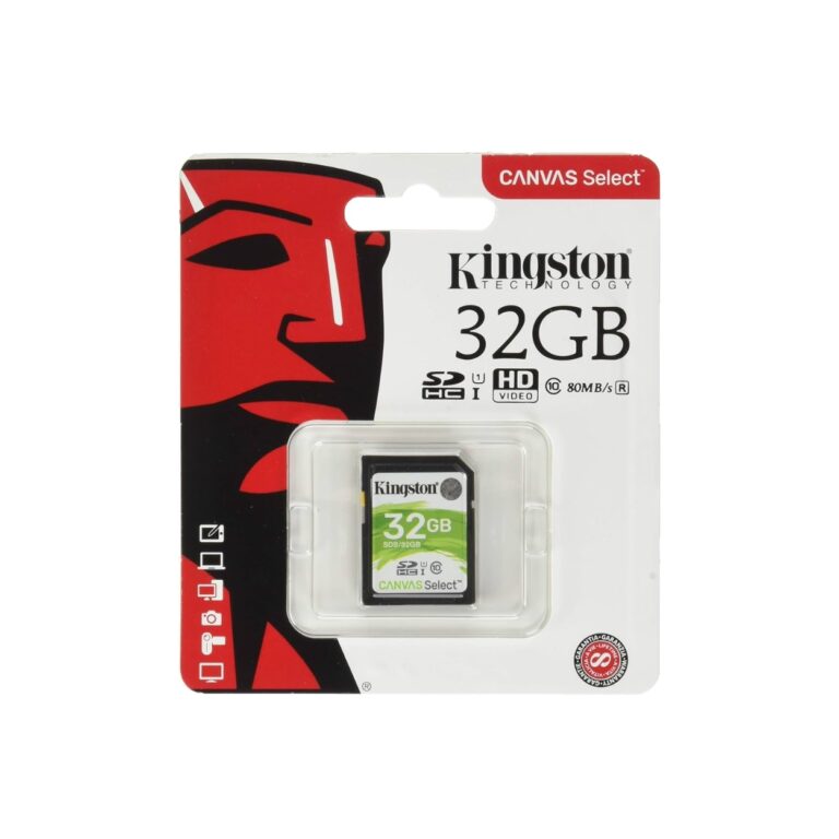 Kingston 32GB Ultra UHS-I SDHC Memory Card 120mb