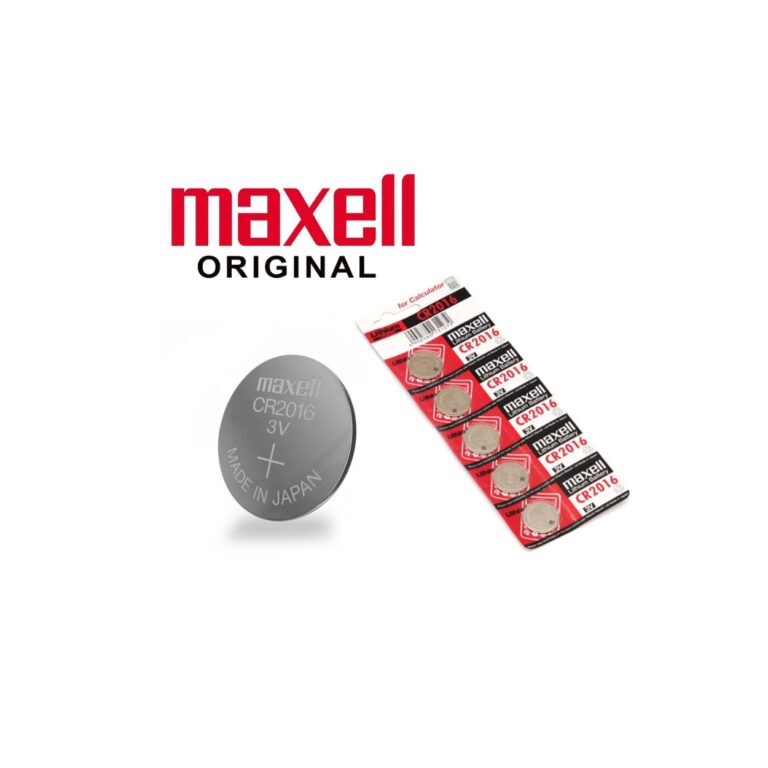 Maxcell CR 2016 3V Lithium Coin Cell (5 batteries) (2)