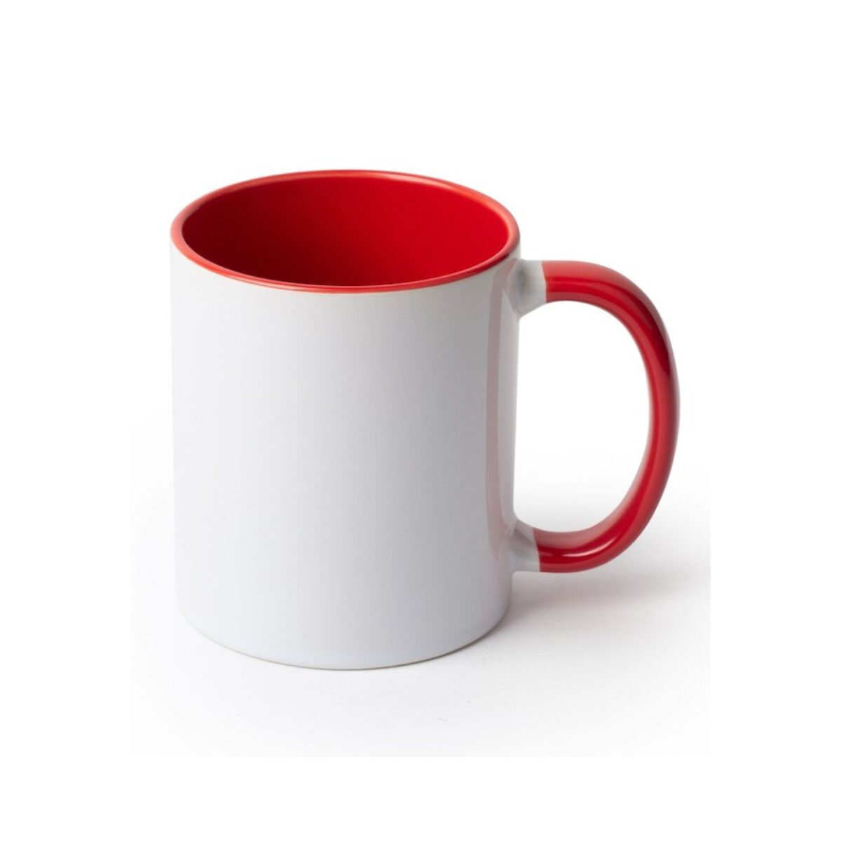 Mug Inside Red Heart Color Ceramic Plain Sublimation 11 Oz