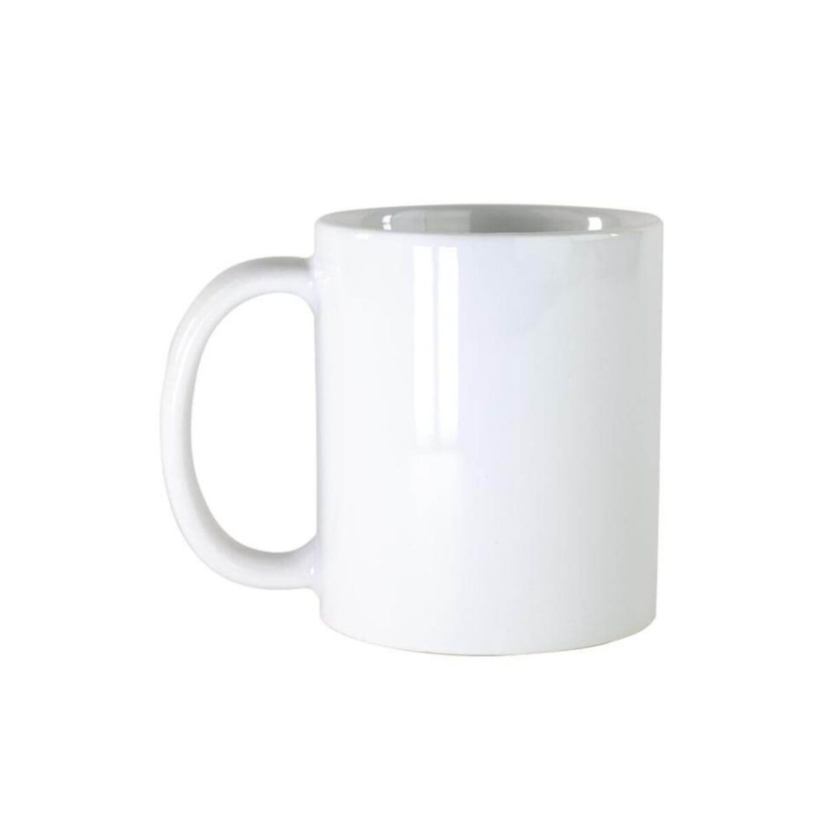 Mug White Ceramic Plain Sublimation 11 Oz