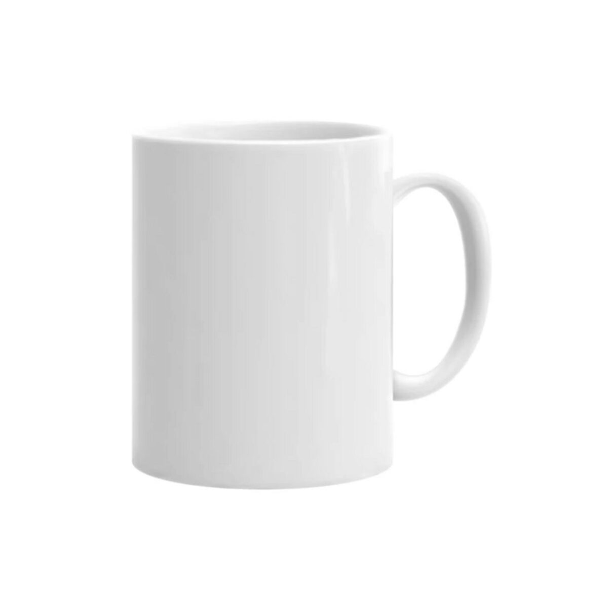 Mug White Ceramic Plain Sublimation 11 Oz