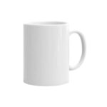 Mug White Ceramic Plain Sublimation 11 Oz