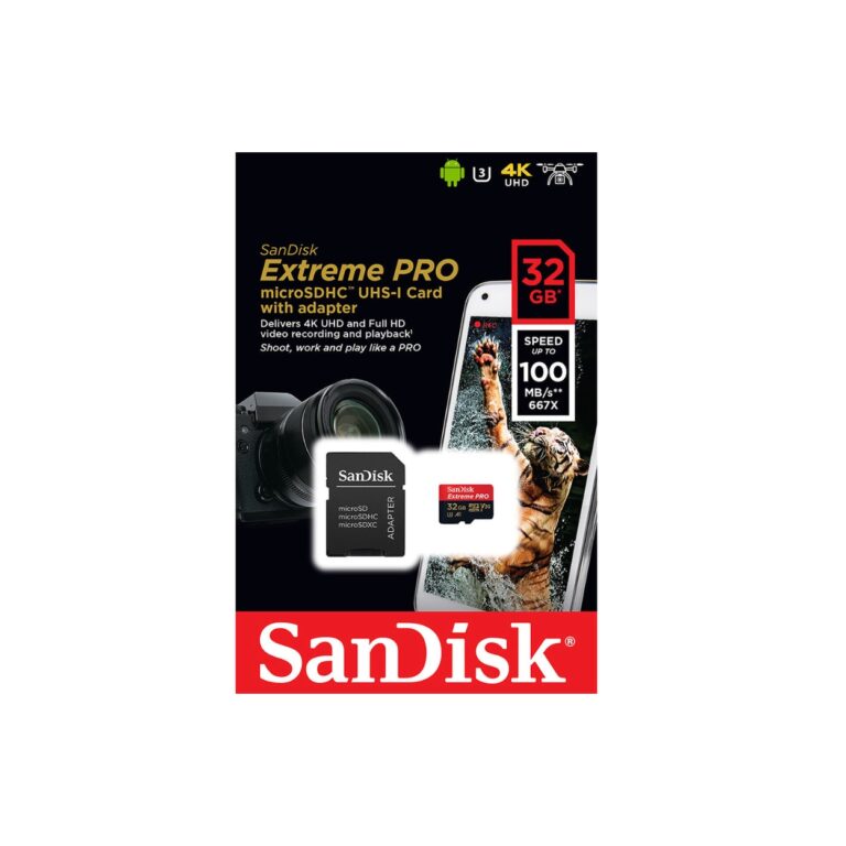 SANDISK 32GB Extreme Pro Micro SD CARD