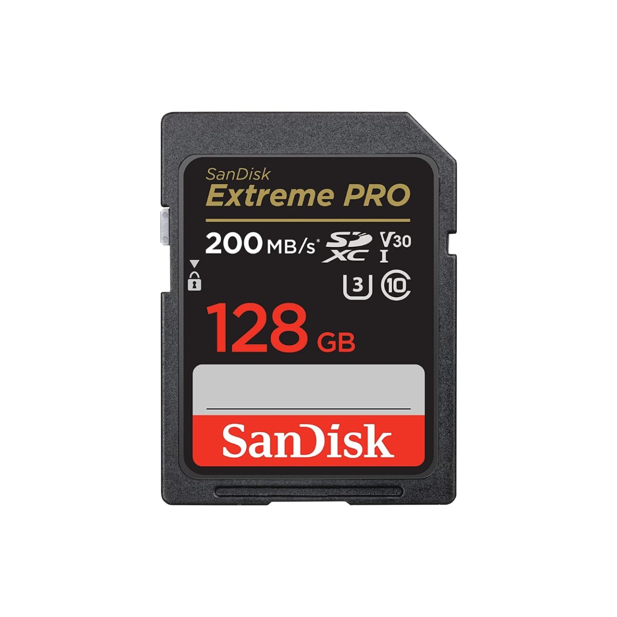 SanDisk 128GB Extreme PRO UHS-I SDXC Memory Card 200mb