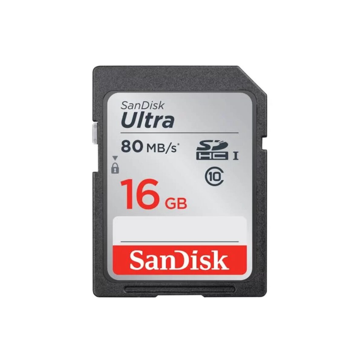 SanDisk 16GB Ultra UHS-I SDHC Memory Card 80mb