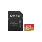 SanDisk 256GB Extreme UHS-I microSDXC Memory Card 190 mb