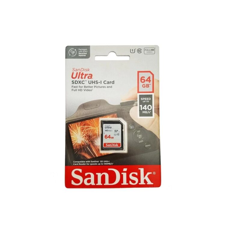 SanDisk Ultra 64GB Card 140MBs