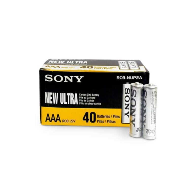 Sony AAA2 Size Extra Heavy Duty Batteries ( Box of 40 Pcs )