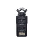 zoom h6 handy recorder all black mic