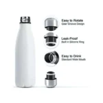 Stainless Steel Cola-Shaped 700ml Sublimation Water Bottle