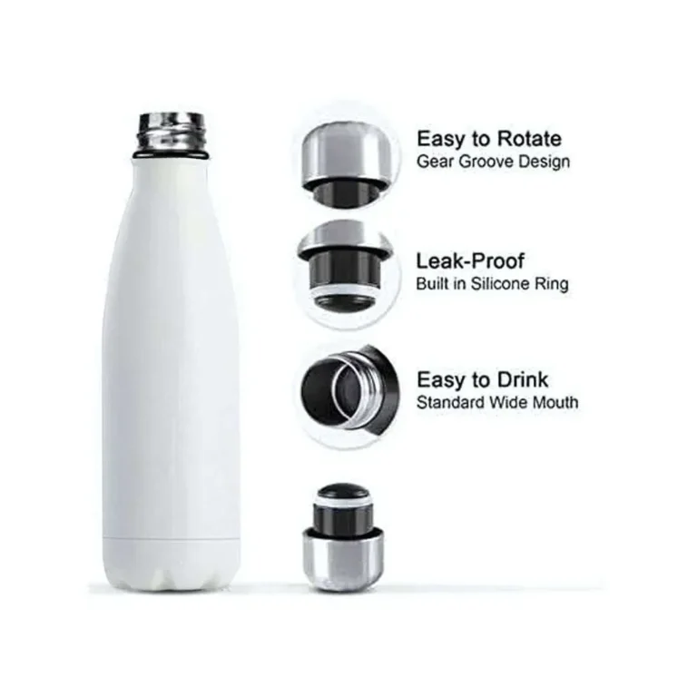 Stainless Steel Cola-Shaped 700ml Sublimation Water Bottle