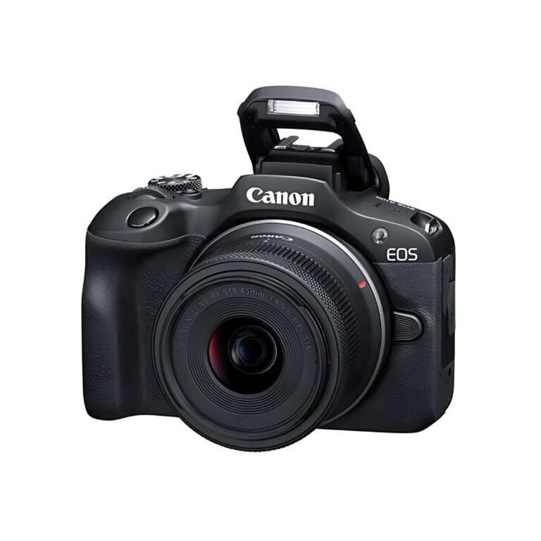 Canon EOS R100 Mirrorless Camera with RF-S 18-45mm Lens