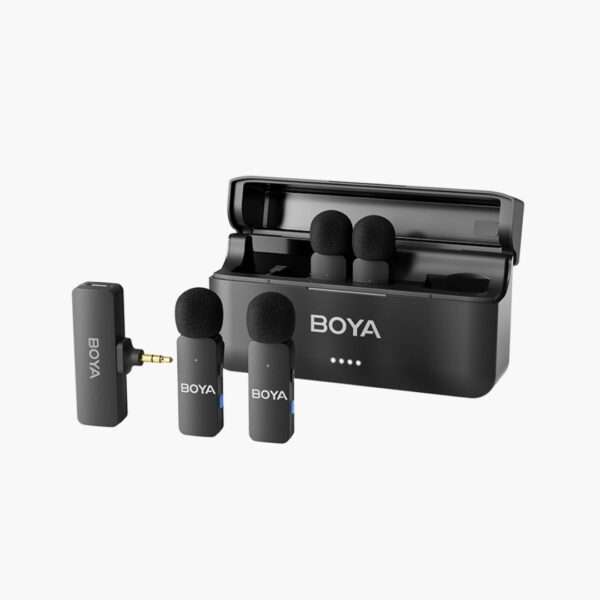 Boya BY-V4 4 Channel Mini Wireless Microphone for Camera
