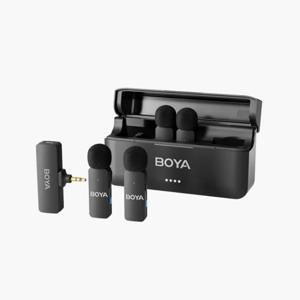 Boya BY-V4 4 Channel Mini Wireless Microphone for Camera