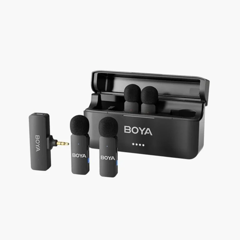 Boya BY-V4 4 Channel Mini Wireless Microphone for Camera