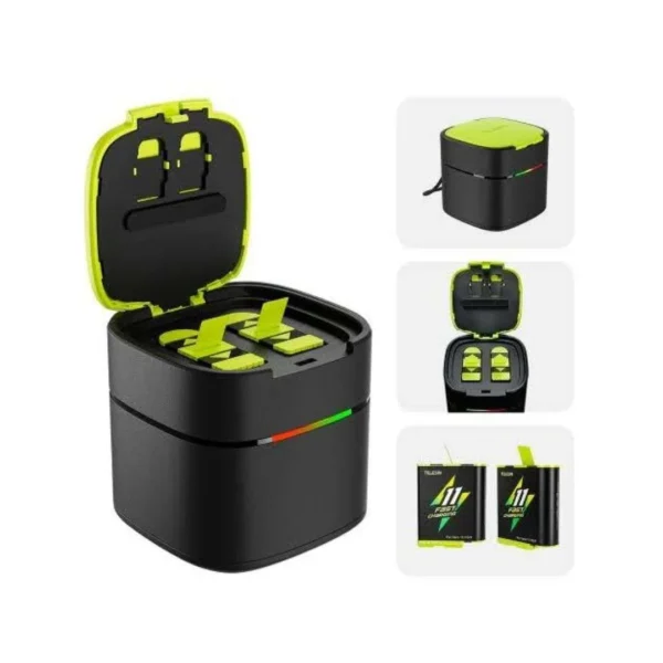 Telesin Dual Fast Battery Charging Box Kit for GoPro Hero 9/10/11/12