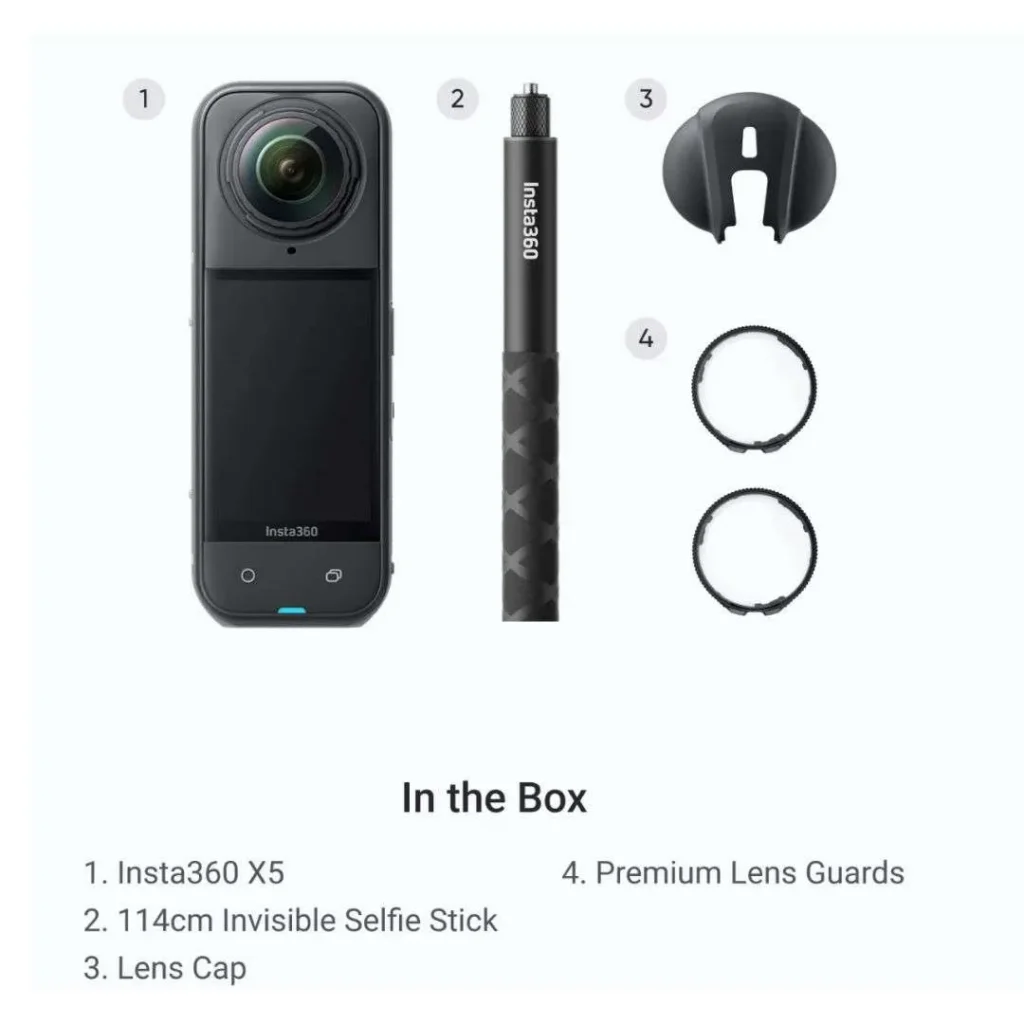 Insta360 X5 – Premium Lens Guards Bundle