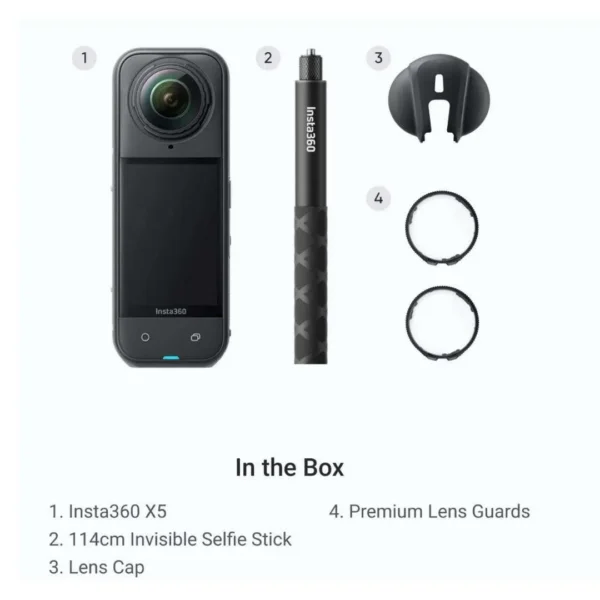 Insta360 X5 – Premium Lens Guards Bundle