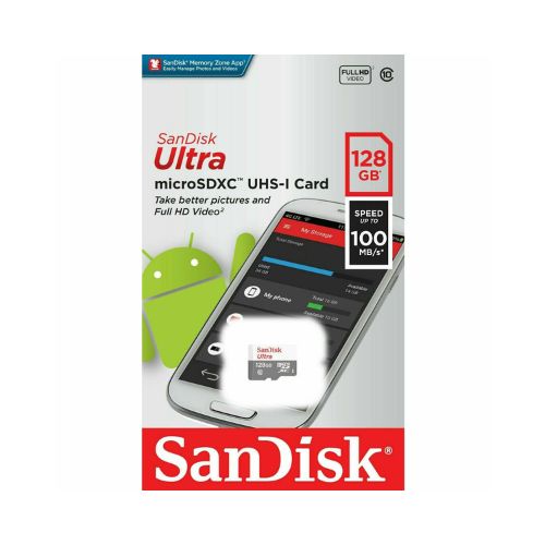 SanDisk 128GB Class 10 UHS-I microSDXC Ultra Card