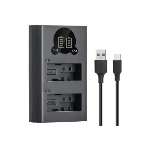 Canon LPE10 Dual Battery Charger for LP-E10 Battery