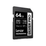 Lexar 64GB 280MB/s Silver Plus UHS II SD Card